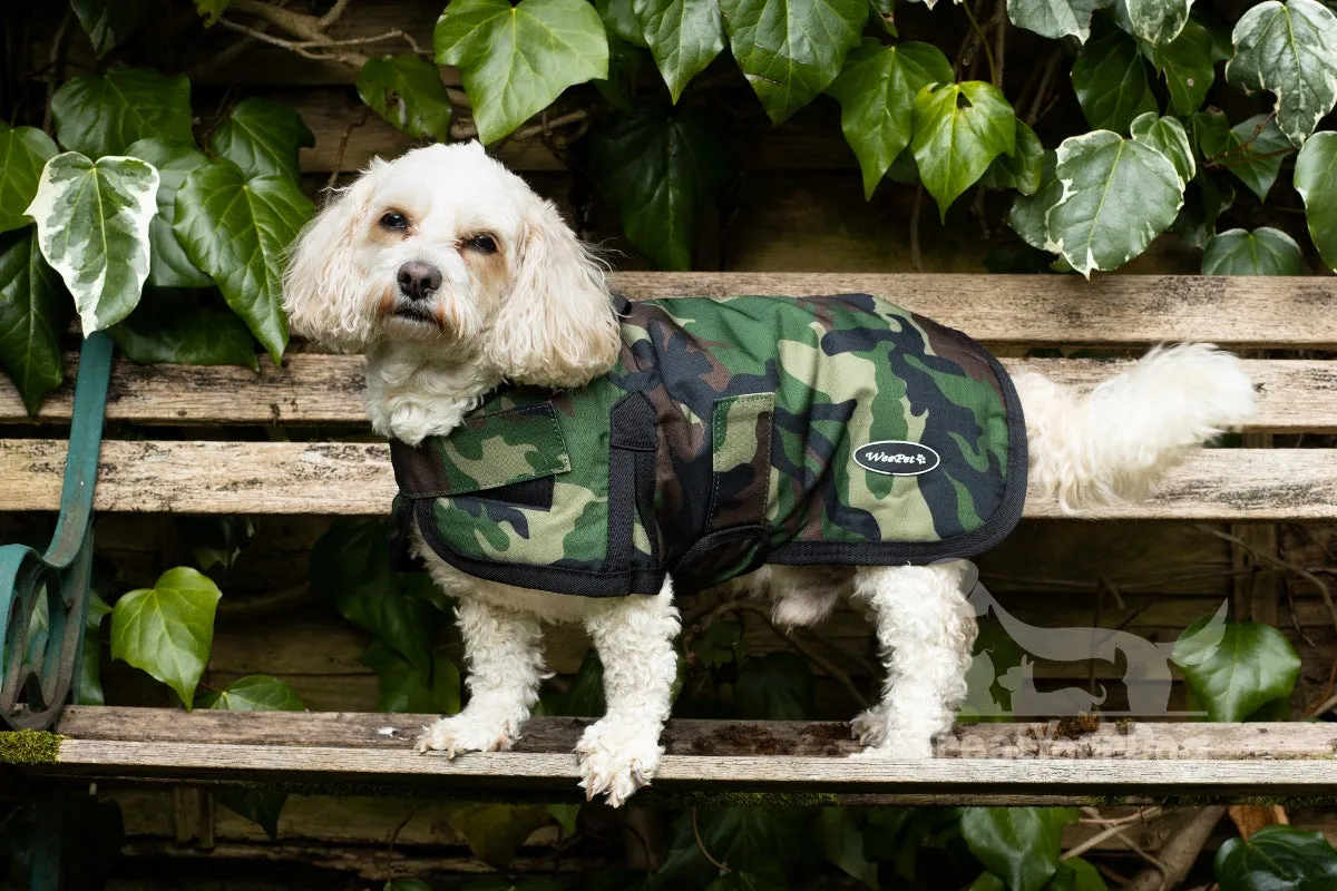 All Seasons Waterproof Dog Coat in Camouflage