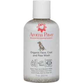 aroma paws organic face, coat and paw wash
