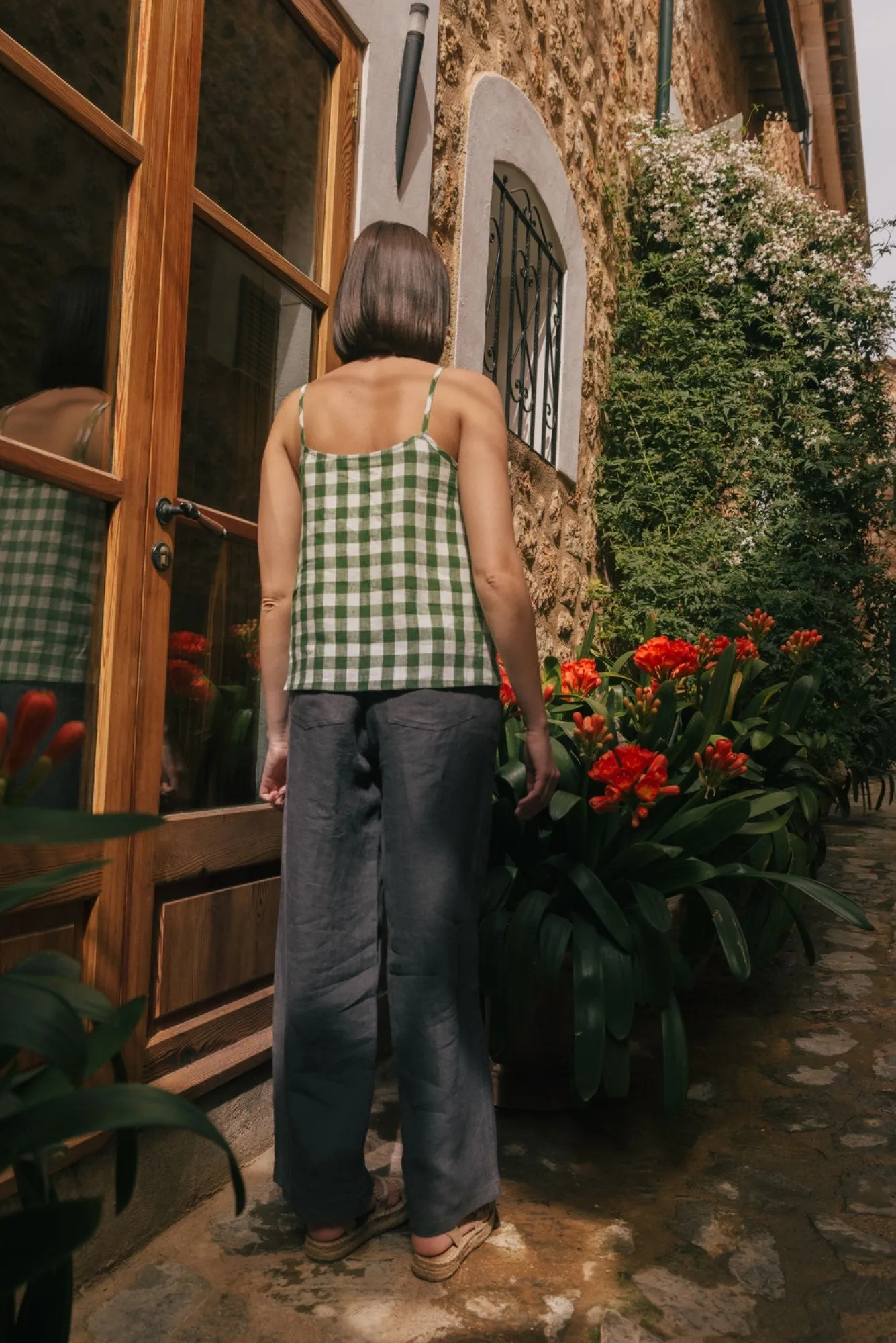 Barbora Straight Linen Pants