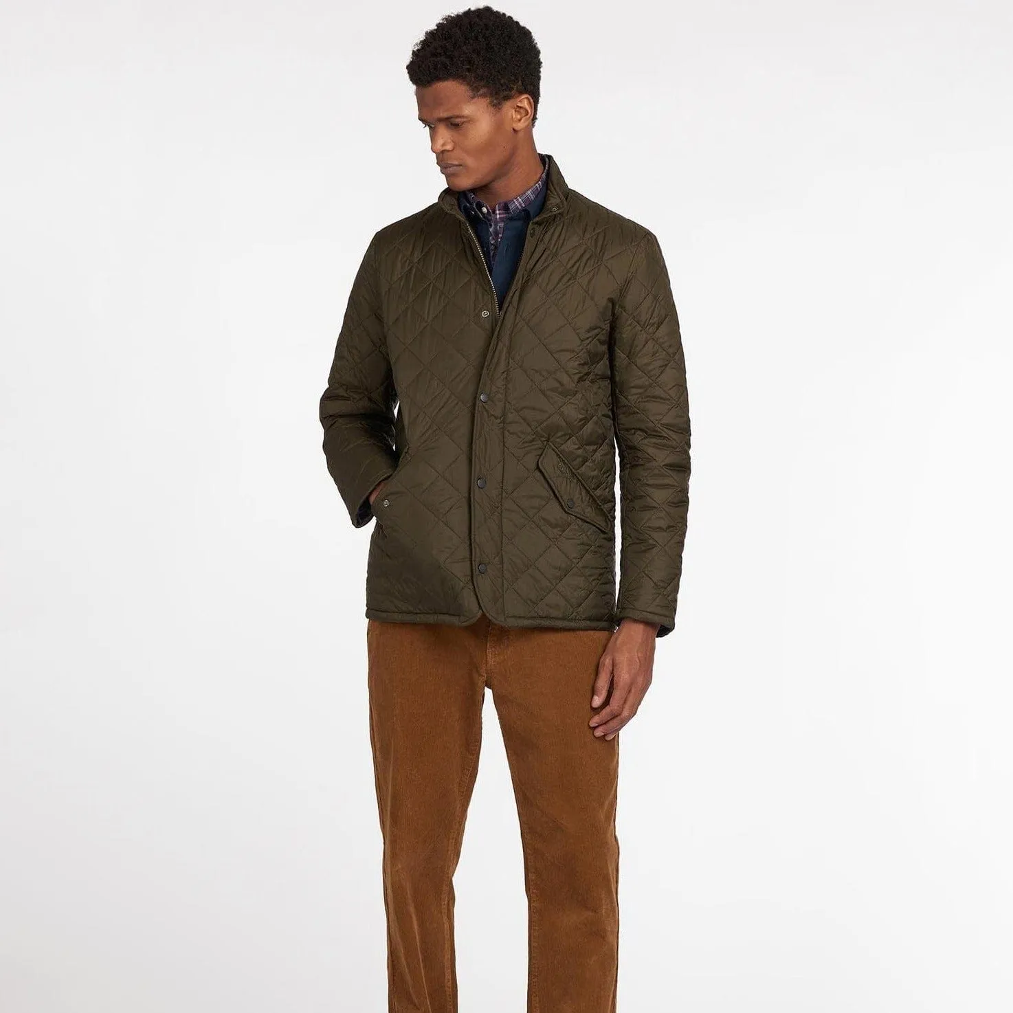 Barbour Flyweight Chelsea Quilted Jacket Olive