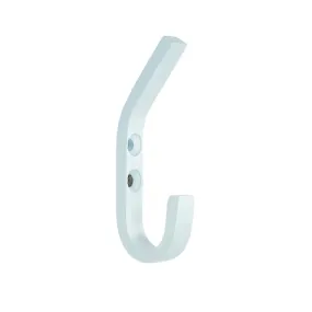 Breslin J White Solid Brass Mudroom Wall Hook