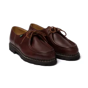 Brown Derby "Michael" made of Waxed Calfskin