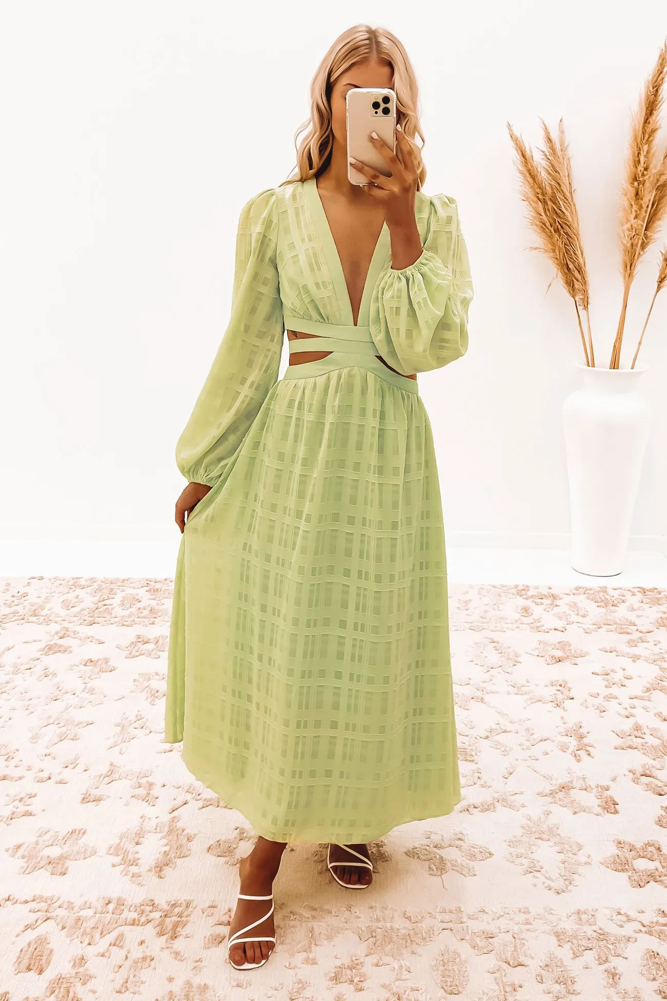 Constance Maxi Dress Green