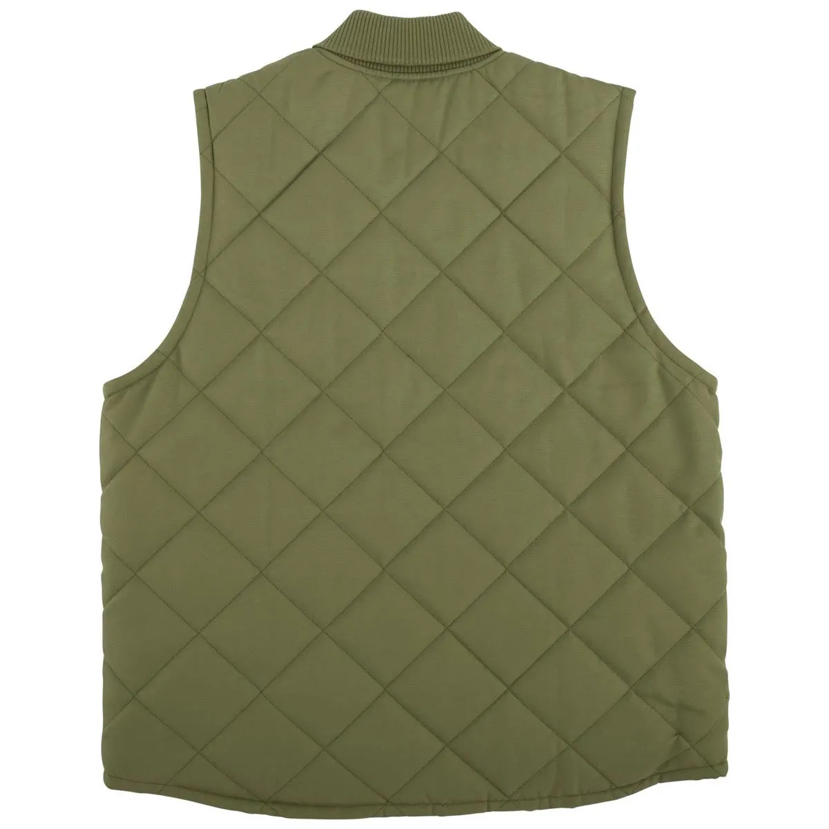 Creature Support Quilt Work Vest Jacket - Stone Green