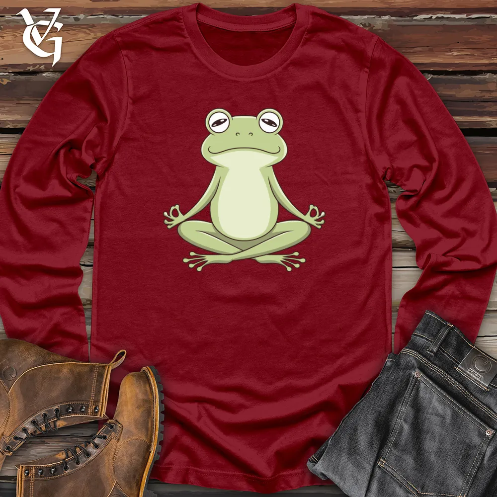 Frog Doing Yoga Long Sleeve