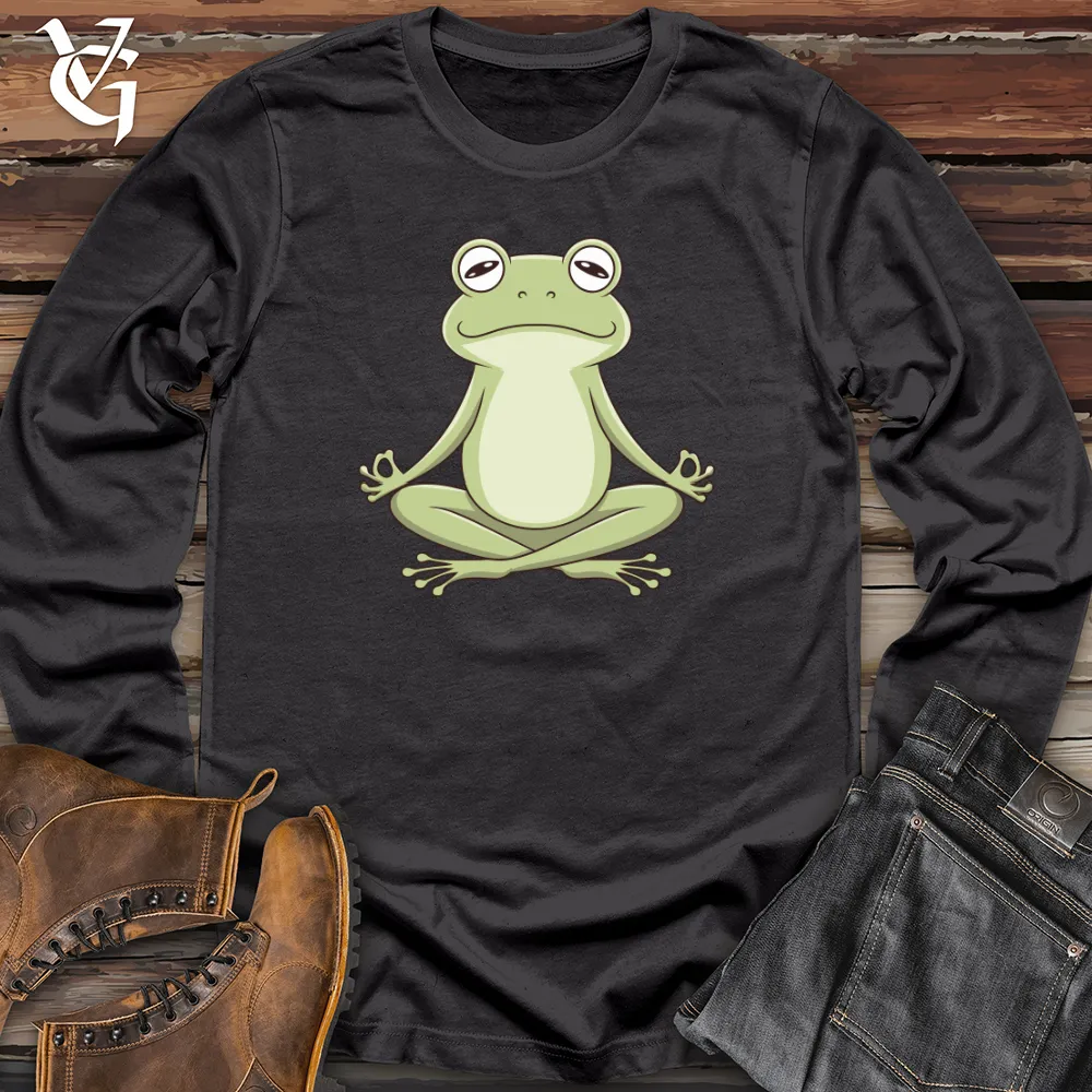Frog Doing Yoga Long Sleeve