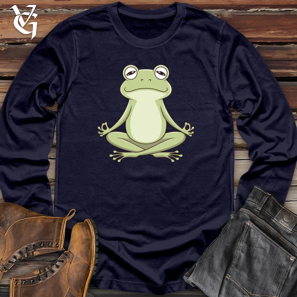 Frog Doing Yoga Long Sleeve