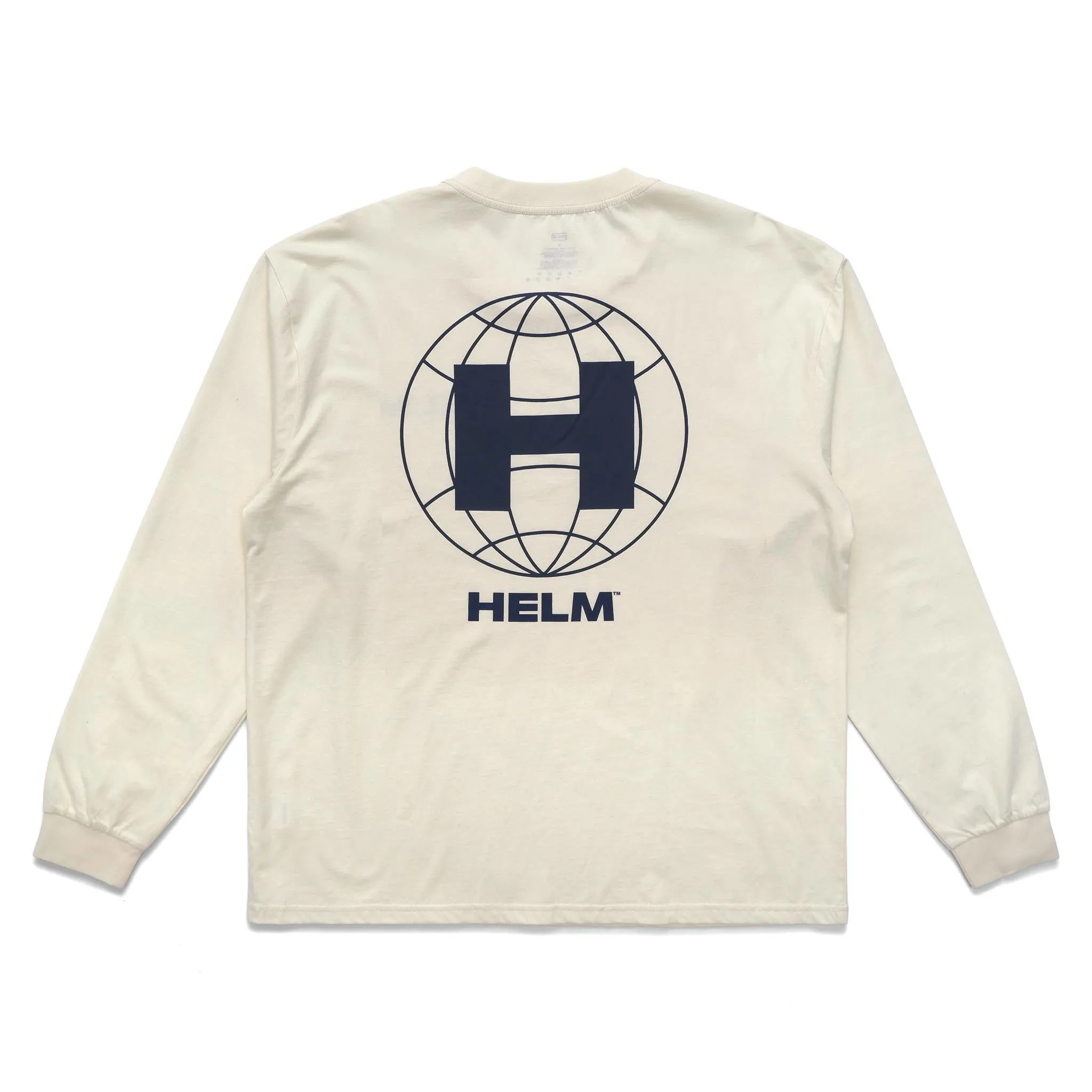 Globe L/S Tee | Creme