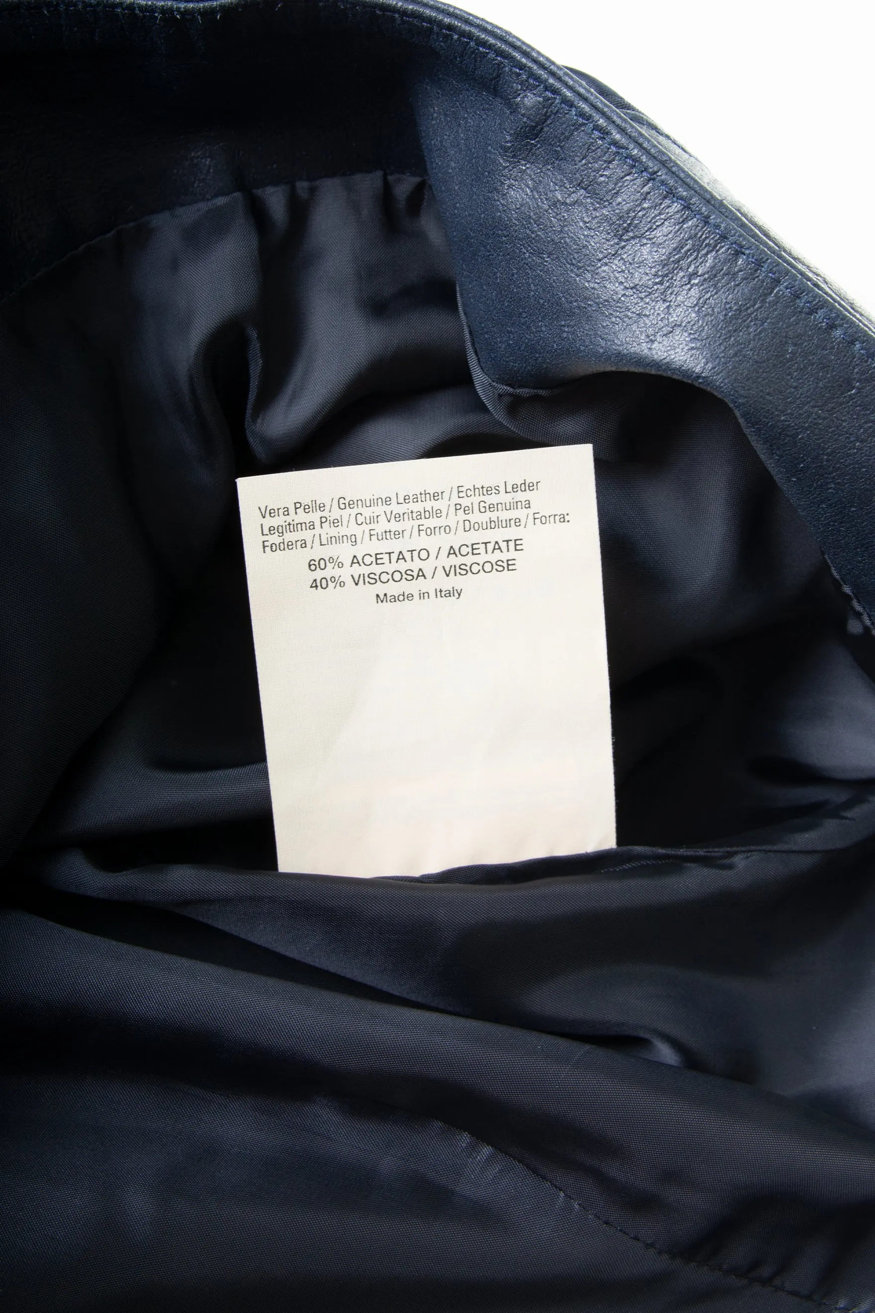Leather Monogram Skirt