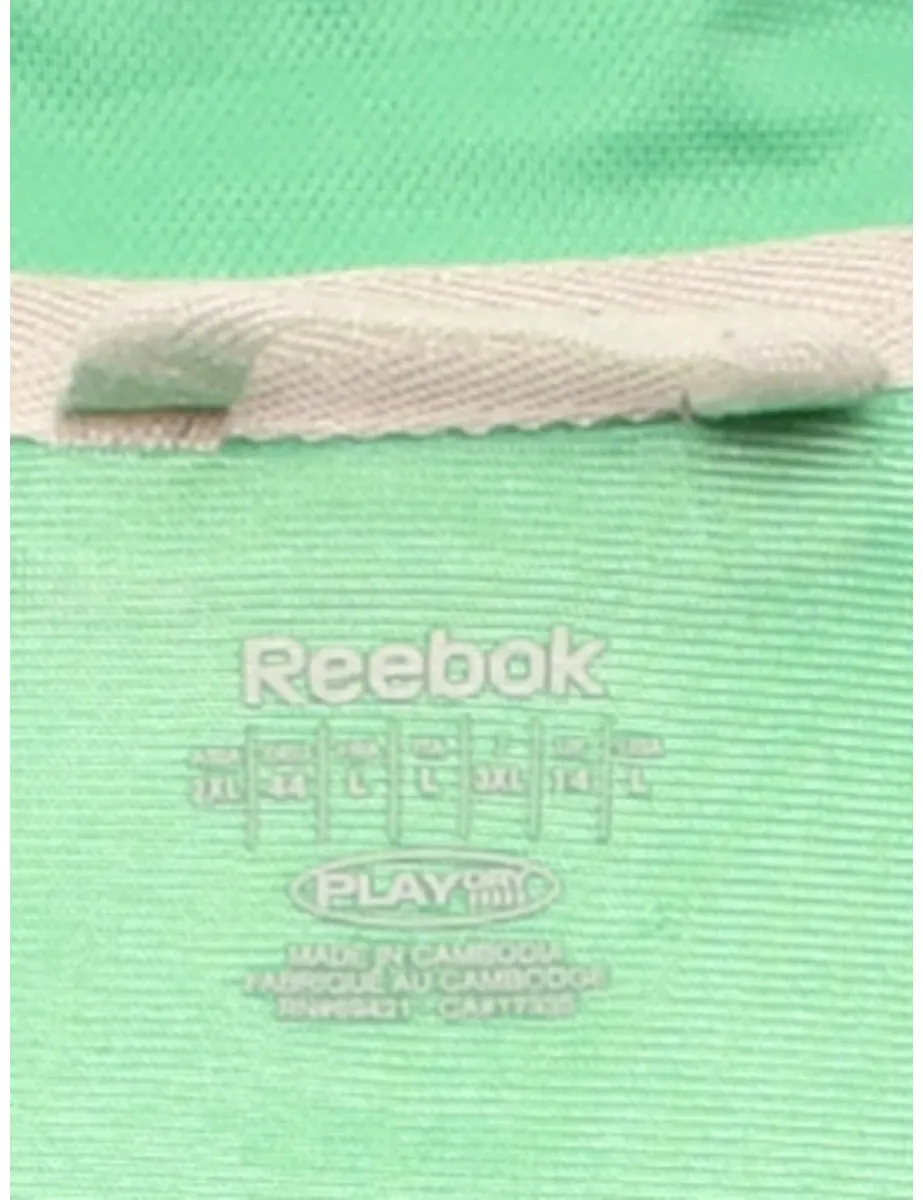 Light Green Reebok Track Top - L