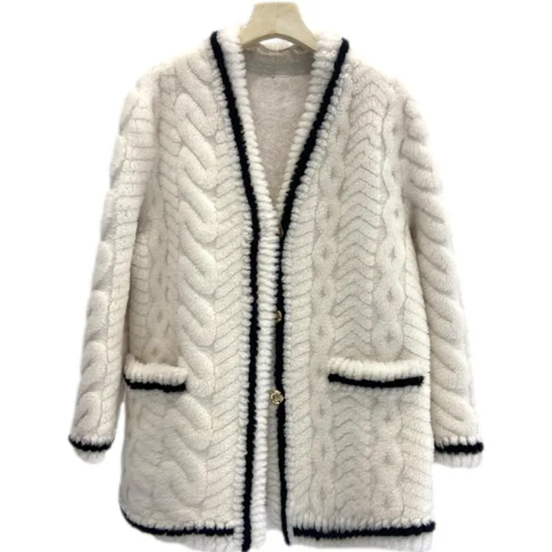 Long Wool Loose Cashmere Coat
