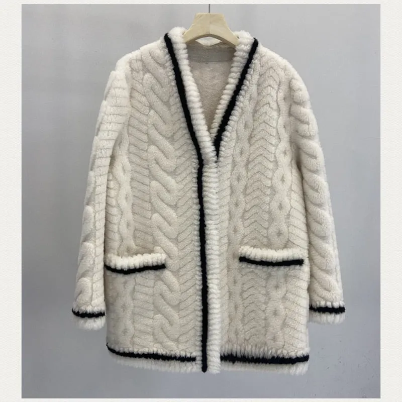 Long Wool Loose Cashmere Coat