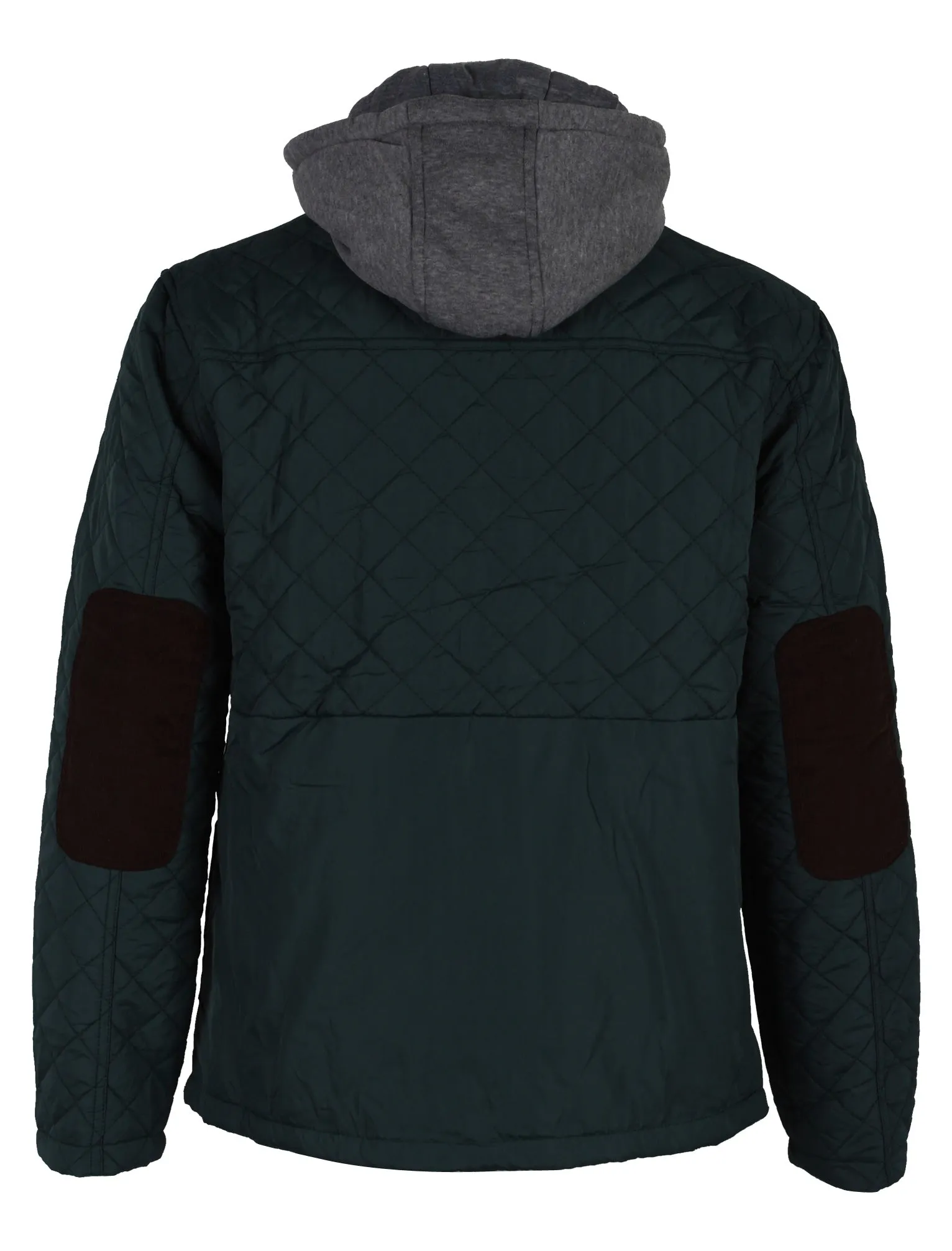 Mens Dissident Hector Quilted Green Jacket