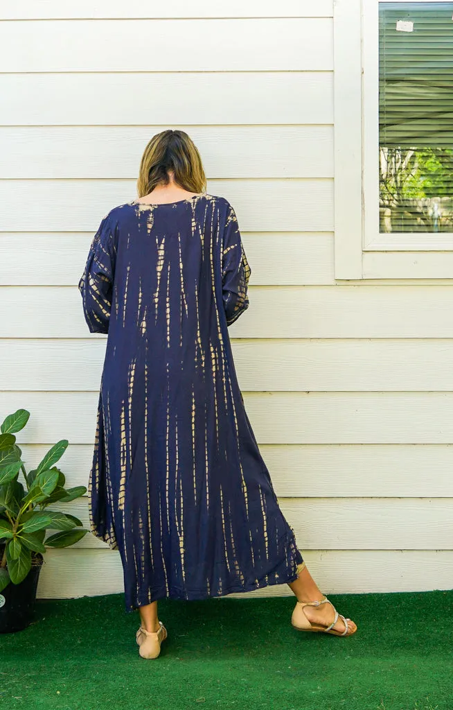 Midnight Breeze Maxi Dress