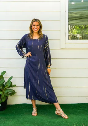Midnight Breeze Maxi Dress