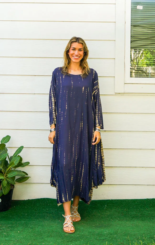 Midnight Breeze Maxi Dress