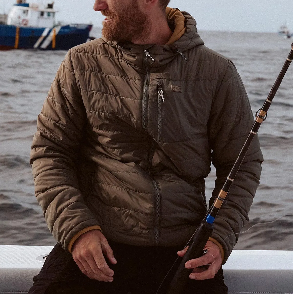Salty Crew Barrier 2.0 Puff Jacket - Olive