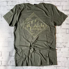 Southern Charm "Cabin Square" Short Sleeve T-shirt - Artichoke