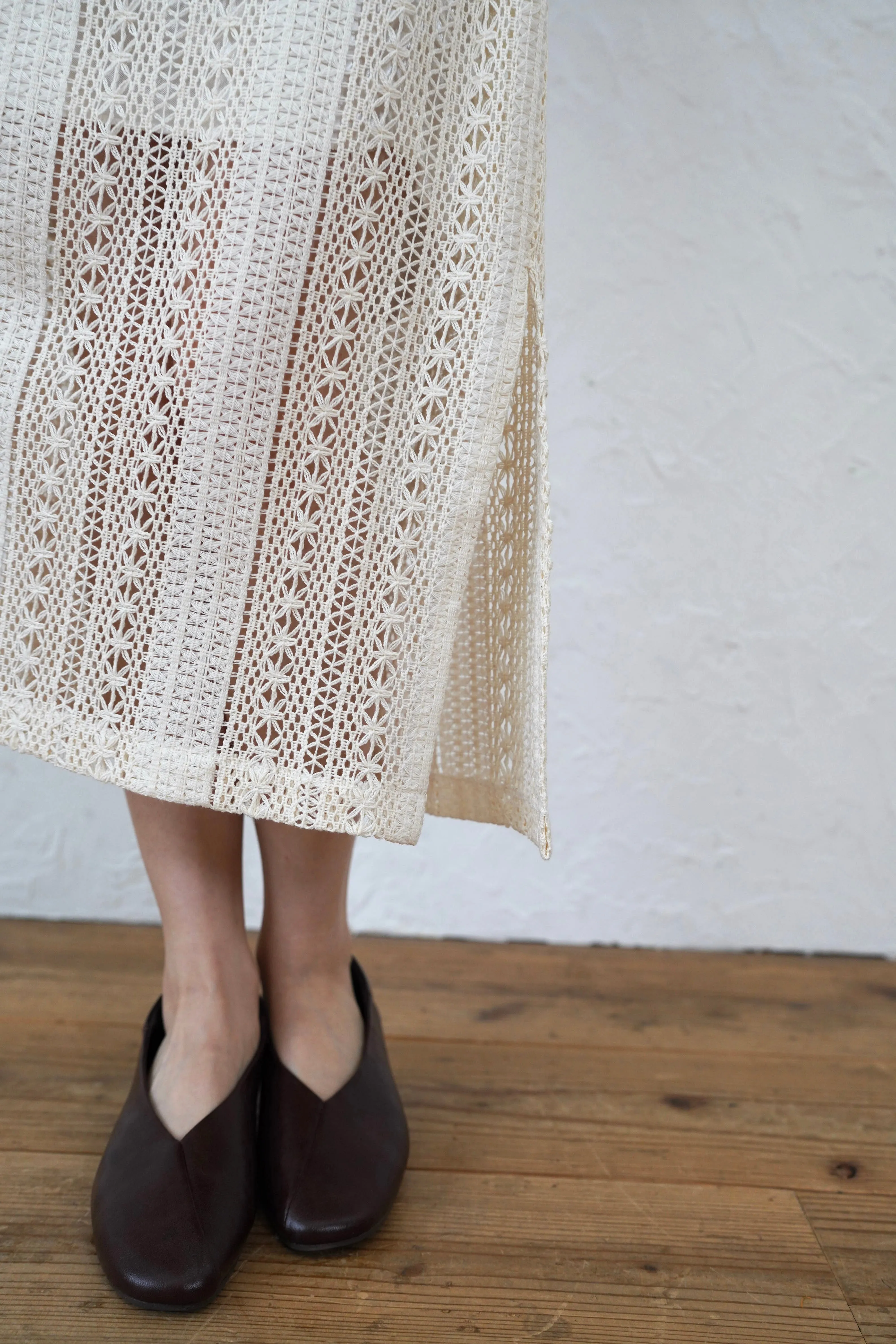 Square lace Pencil Skirt