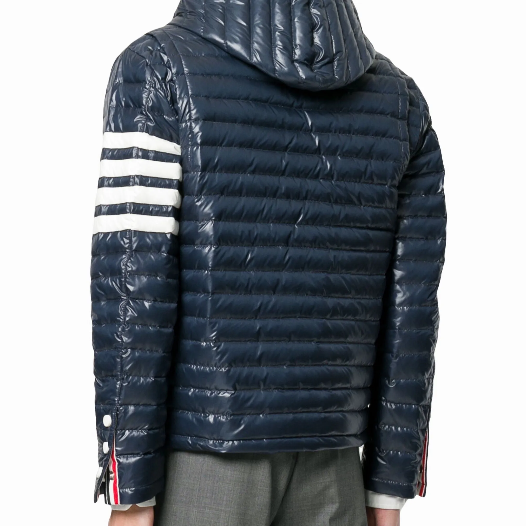 Thom Browne 4-Bar Quilted Down Jacket