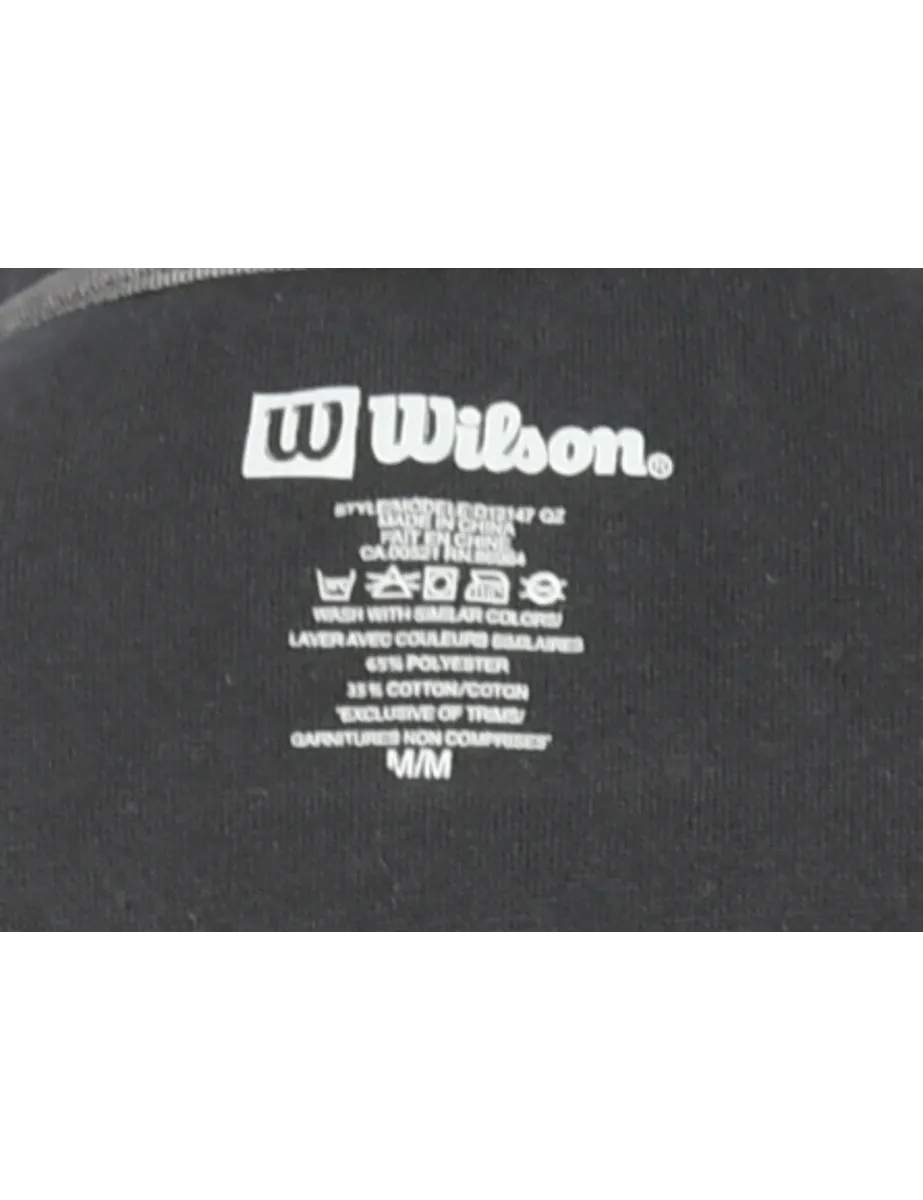 Wilson Black & Grey Track Top - M